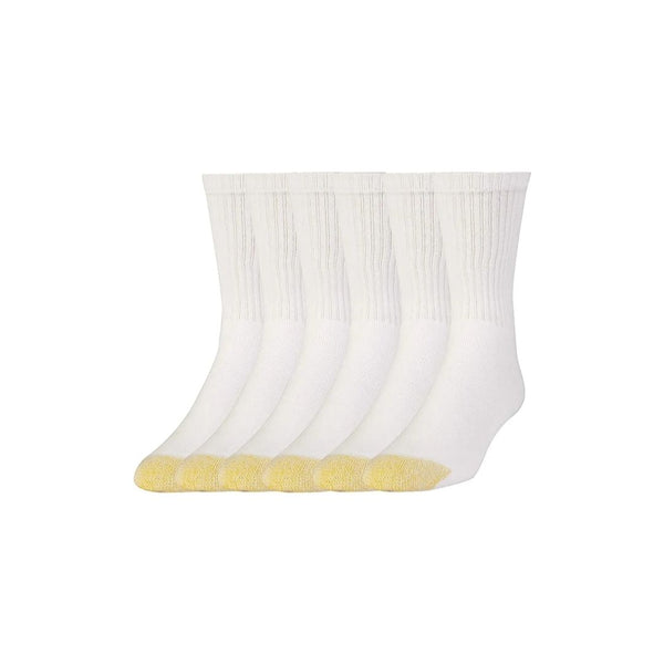 6 Pairs of GOLDTOE Men’s Athletic Crew Socks