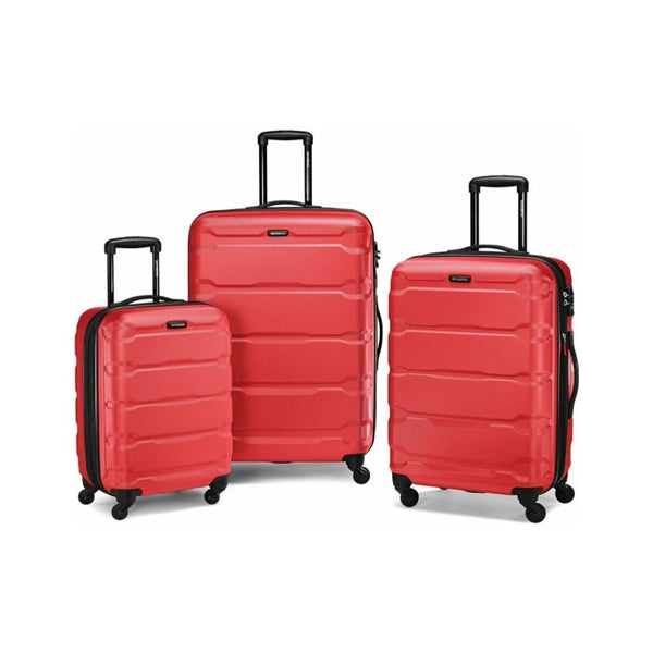 3-Piece Set Samsonite Omni PC Hardside Expandable Luggage with Spinner Wheels, (20/24/28)