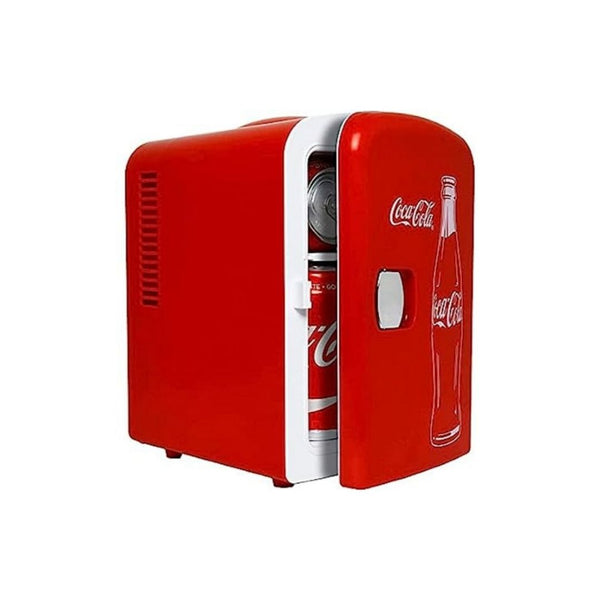 Coca-Cola 4 Liter/4.2 Quarts 6 Can Portable Mini Cooler/Fridge