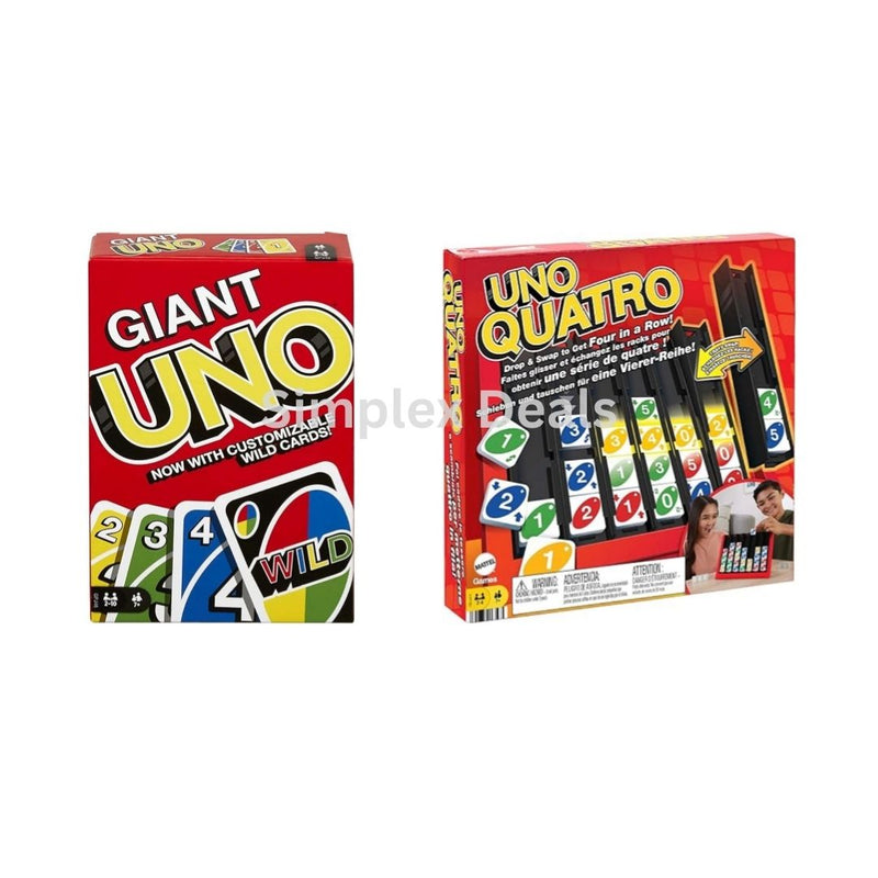 Giant UNO Card Game or UNO Quatro Game