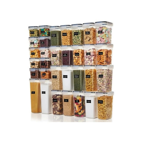 32-Pc Airtight Food Storage Containers Set