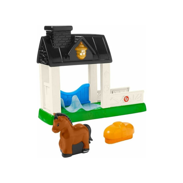 Fisher-Price Little People Stable With Horse Figure Plus Light And Sounds