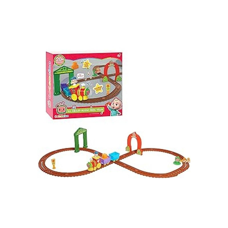 CoComelon All Aboard Musical Train with Bonus Pieces, 24-pieces