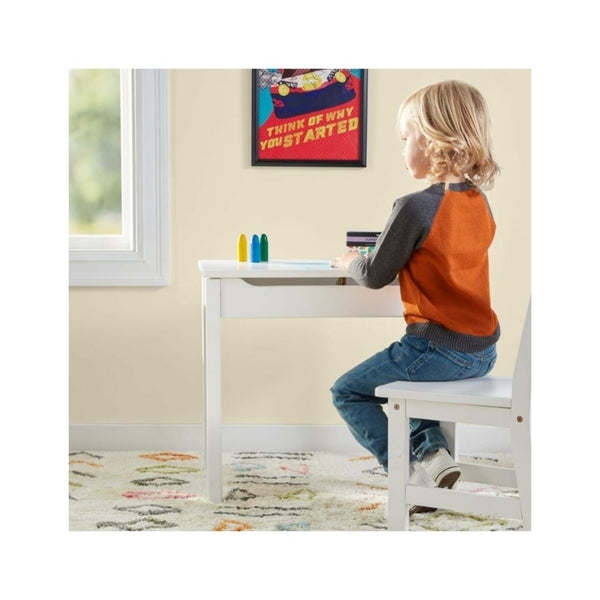 Wood Lift-Top Kids Rectangular Study Desk