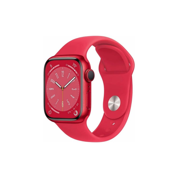 Apple Watch Series 8 [GPS 41mm] Smart Watch w/ RED Aluminum Case