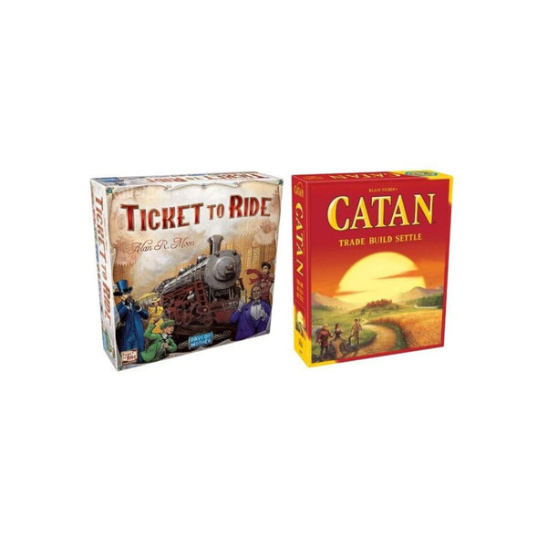 Ticket to Ride Board Game or Catan Board Game