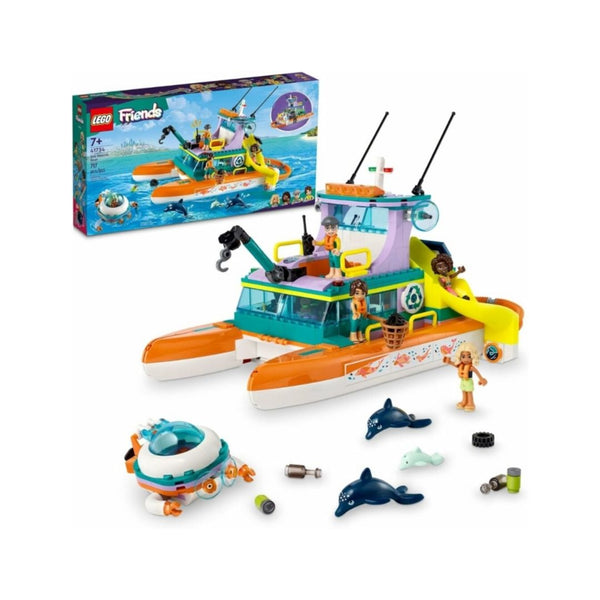 LEGO Friends Sea Rescue Boat Building Toy Set