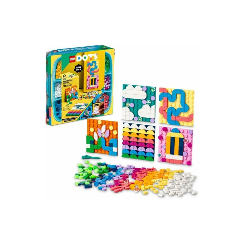 LEGO DOTS Adhesive Patches Mega Pack Arts and Crafts 5-in-1 Mosaic Making Building Kit