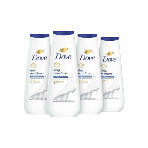 4 Bottles of Dove Body Wash Deep Moisture