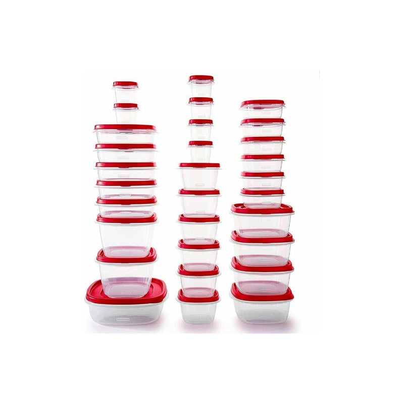 60-Piece Rubbermaid Food Storage Containers with Lids