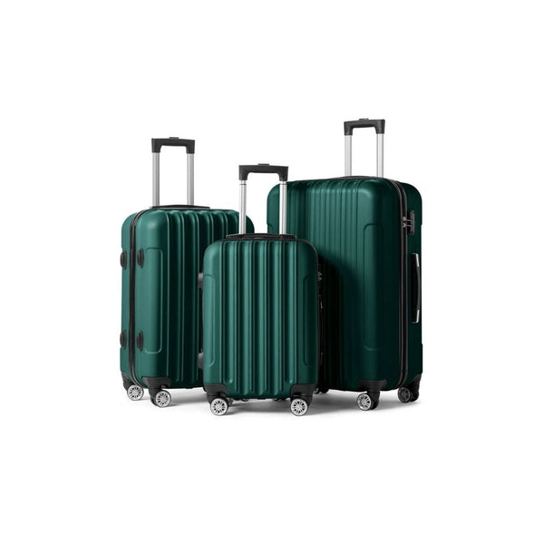 Zimtown 3-Piece Nested Spinner Suitcase Luggage Set with TSA Lock