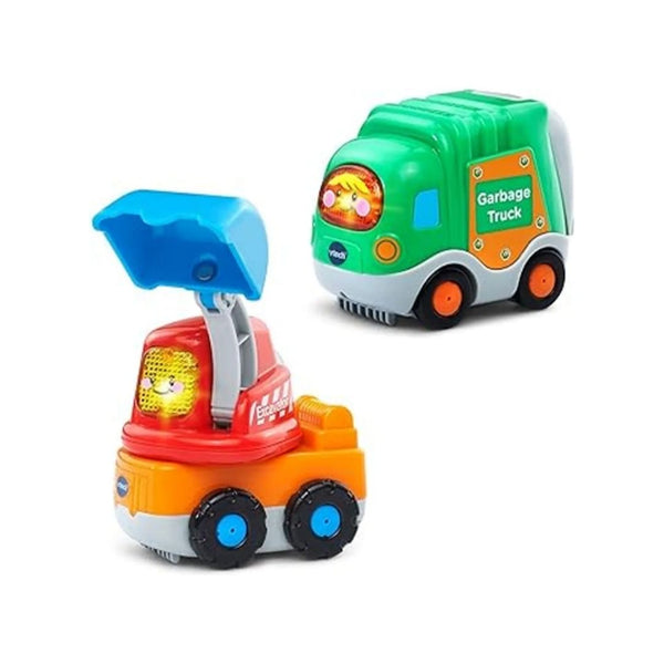 VTech Go! Go! Smart Wheels Garbage Truck and Excavator