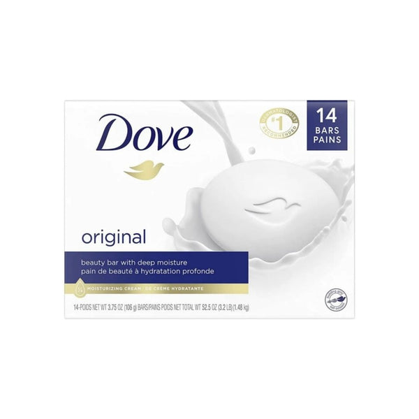 14 Dove Original Beauty Soap Bars