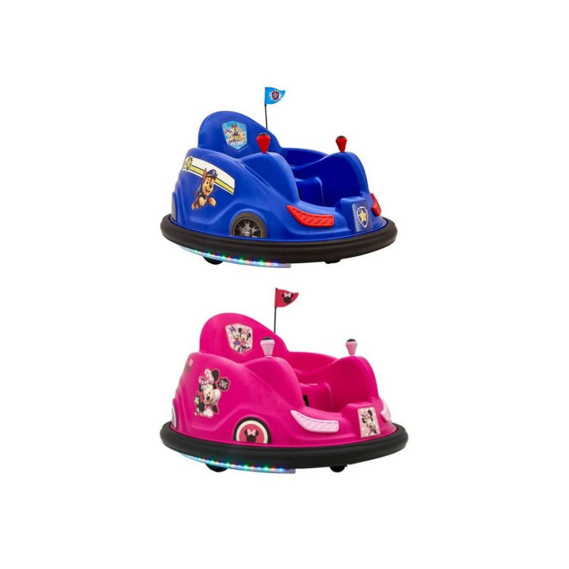 PAW Patrol or Minnie Mouse 6V Bumper Car, Battery Powered, Electric Ride by Flybar