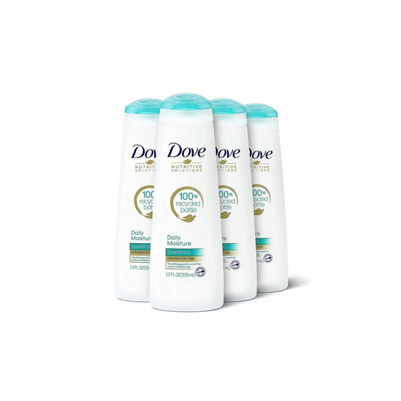 4 Bottles of Dove Nutritive Solutions Moisturizing Shampoo Daily Moisture