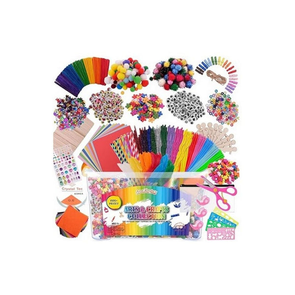 Arts And Crafts Supplies Kit For Kids, 1500+ Piece Box