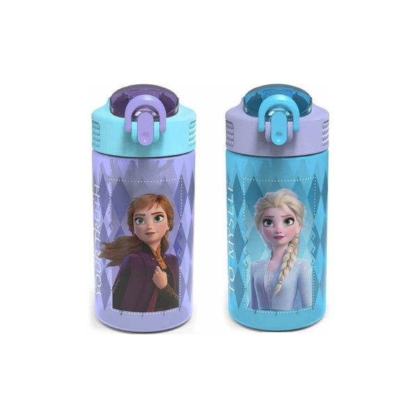 Zak Designs Disney Frozen 2 Kids Water Bottle Set