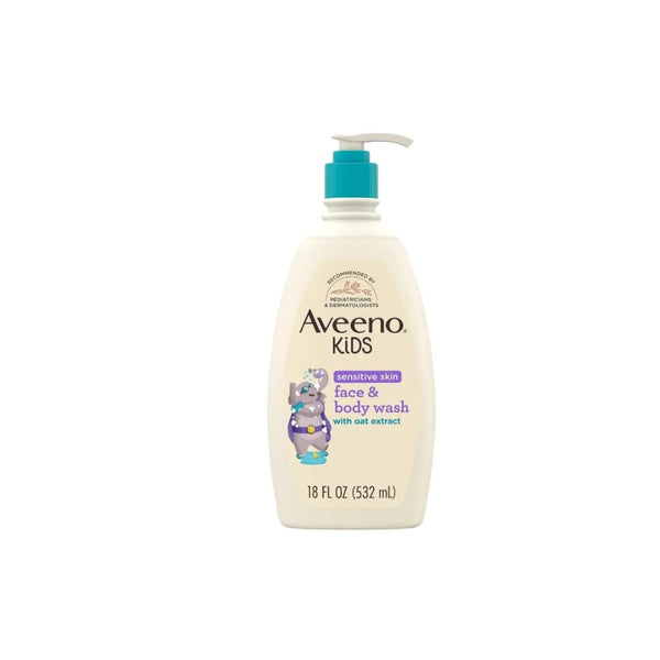 Aveeno Kids Sensitive Skin Face & Body Wash with Oat Extract