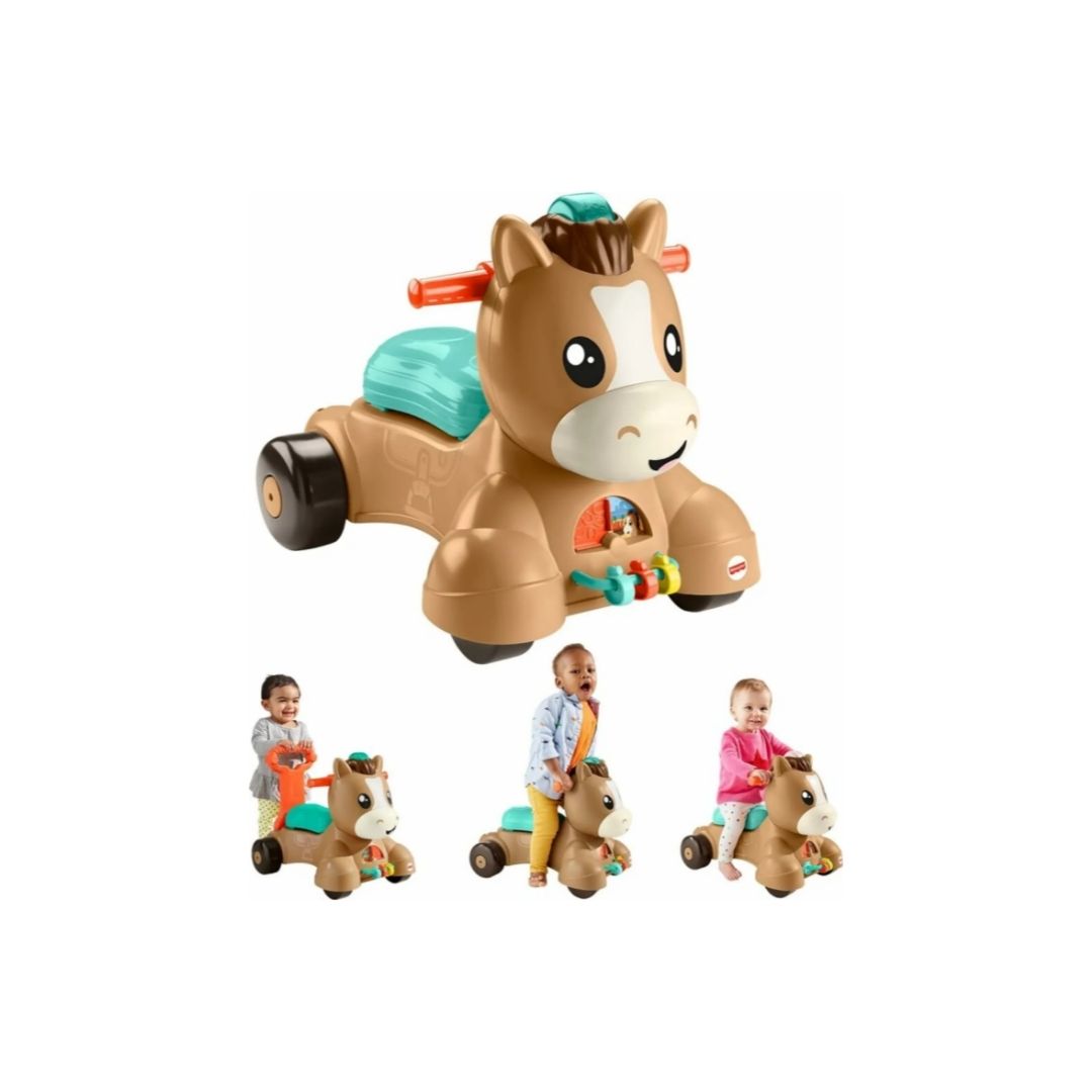Ball Pit Fisher-Price Walk Bounce And Ride Pony English And
