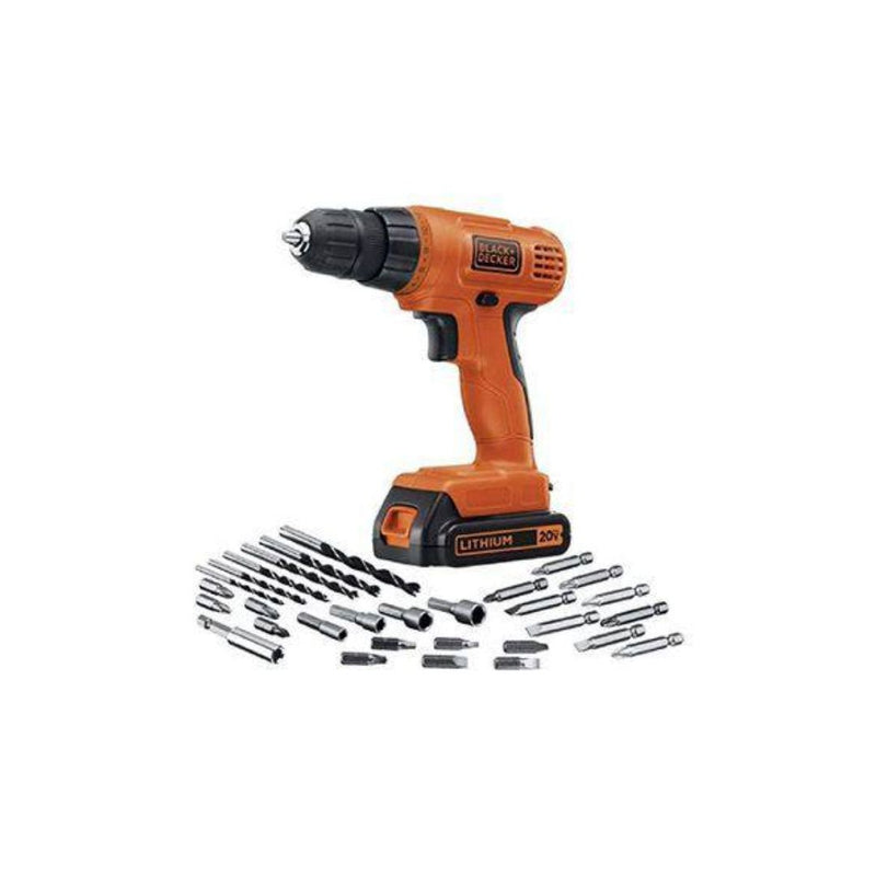 BLACK+DECKER 20V MAX POWERECONNECT Cordless Drill + 30 pc. Kit