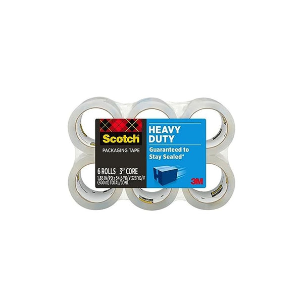 6 Rolls Of Scotch Heavy Duty Packaging Tape