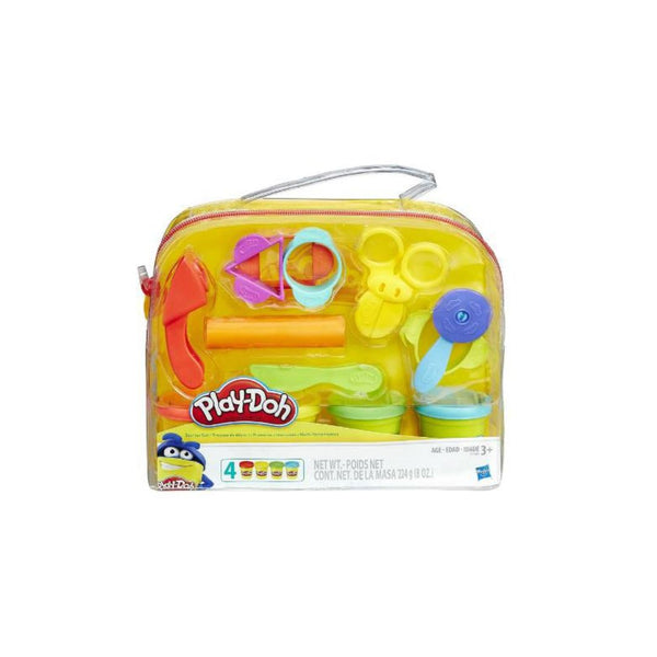 Play-Doh Starter Set 9-Piece Kit with Storage Tote & 4 Modeling Compound Cans