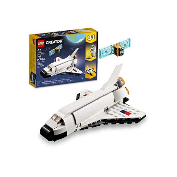 144-Pcs LEGO Creator 3 In 1 Space Shuttle Building Set