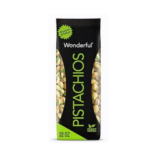 Wonderful Pistachios In Shell, Roasted and Salted Nuts - 32 Ounce Bag
