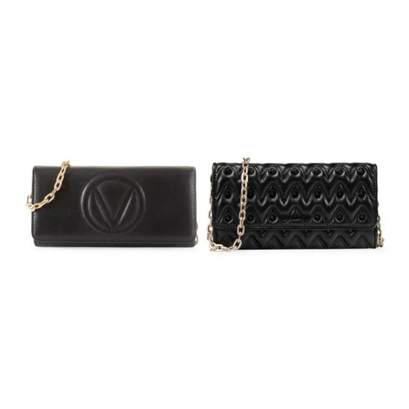 Valentino by Mario Valentino Leather Chain Wallet
