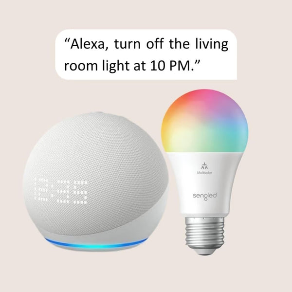Amazon Echo Dot (5th Gen) with clock
