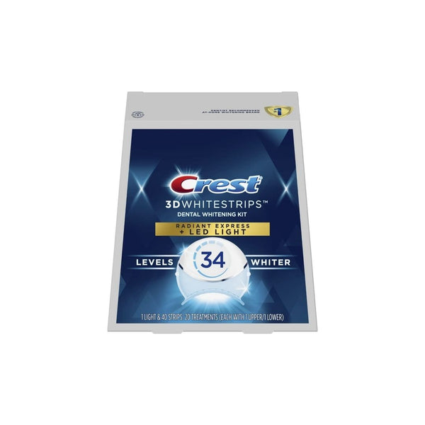 40 Strips (20 Count Pack) Crest 3D Teeth Whitening Strip Kit
