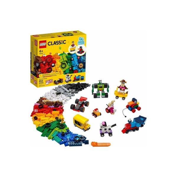 LEGO Classic Bricks and Wheels Building Kit
