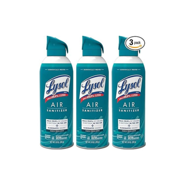 3-Pack Lysol Air Sanitizer Spray