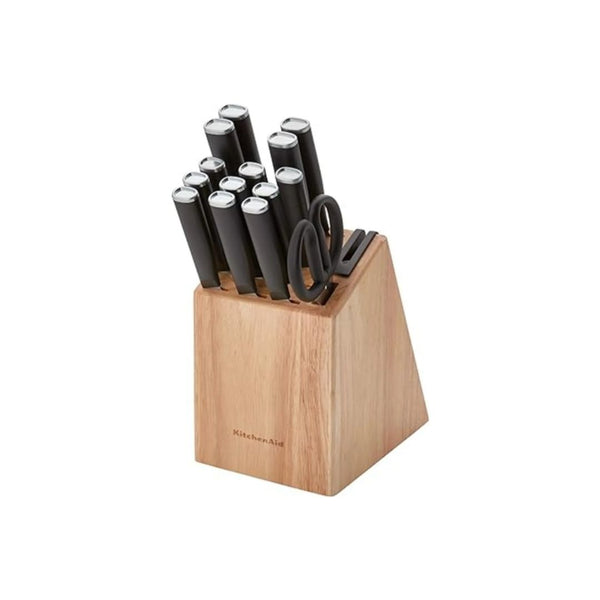 KitchenAid Classic 15 Piece Knife Block Set with Built in Knife Sharpener