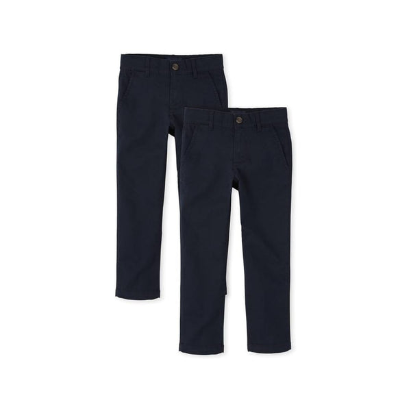 2-Pack The Children’s Place Boys Stretch Skinny Chino Pants