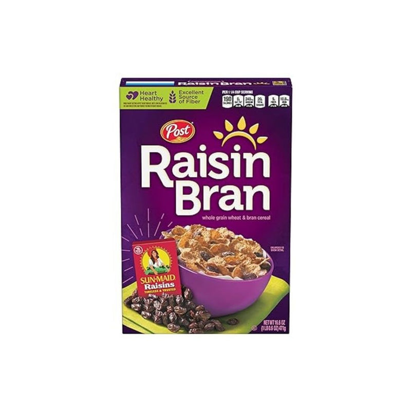 Post Raisin Bran Whole Grain Wheat & Bran Breakfast Cereal