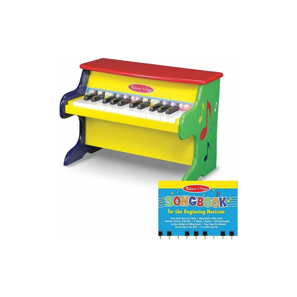 Melissa & Doug Learn-To-Play Piano With 25 Keys and Color-Coded Songbook