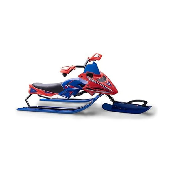Frost Rush Kids' Ski Sled Snow Racer w/ 90⁰ Steering Wheel & Twin Breaks