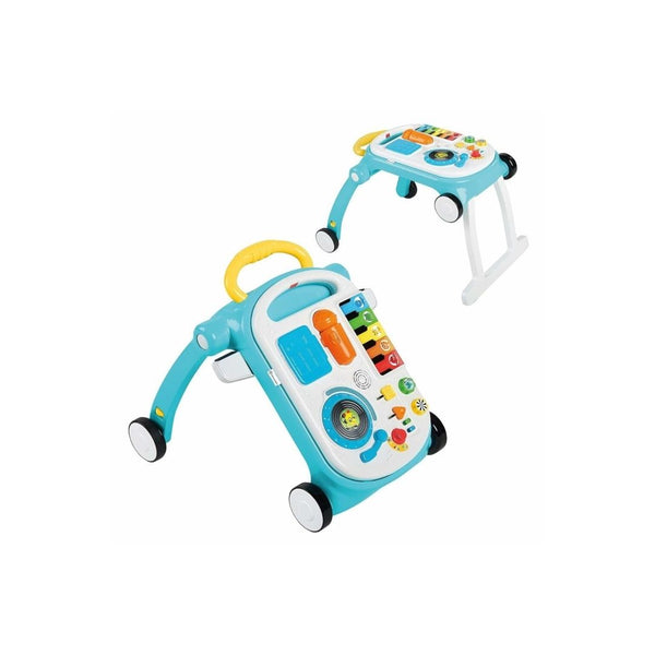 Baby Einstein Musical Mix ‘N Roll 4-in-1 Push Walker, Activity Center, Toddler Table and Floor Toy