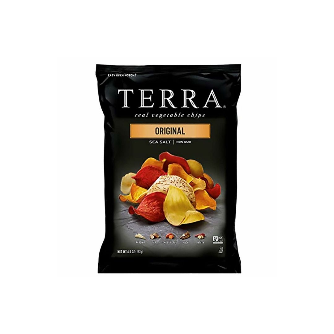 12 Bags of Terra Vegetable Chips, Original with Sea Salt simplexdeals