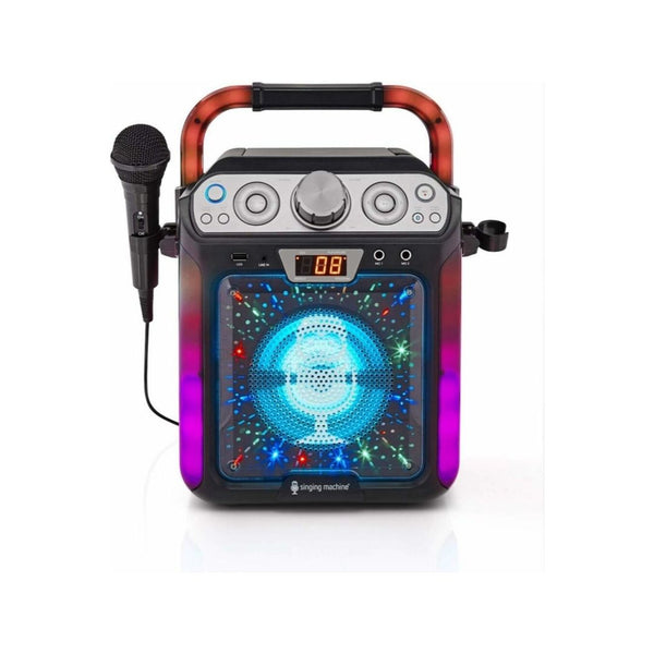 Singing Machine Groove Cube Karaoke Player with Bluetooth and Echo Control