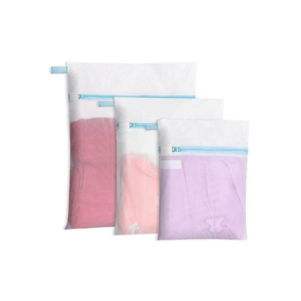 Polecasa 3 Pack Durable Fine Mesh Laundry Bags (1 Large, 1 Medium, 1 Small)