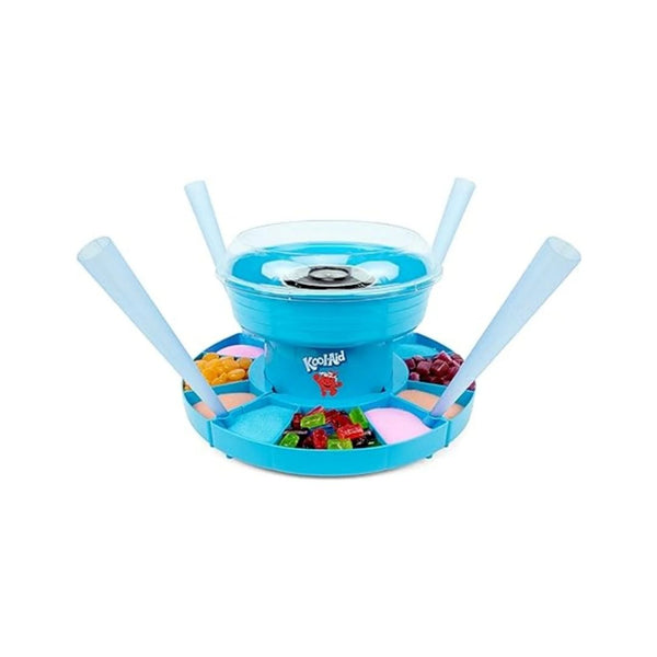 Nostalgia Kool-Aid Countertop Cotton Candy Maker with Lazy Susan