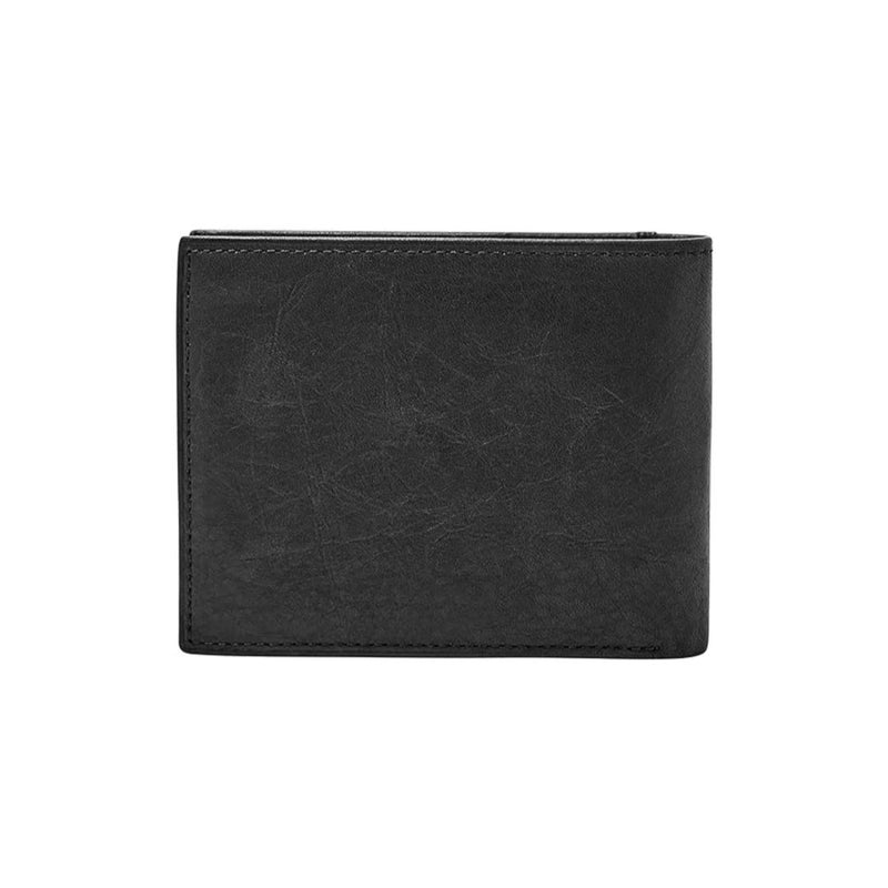 Fossil Men's Ingram Leather Bifold Wallet With Flip Id Window