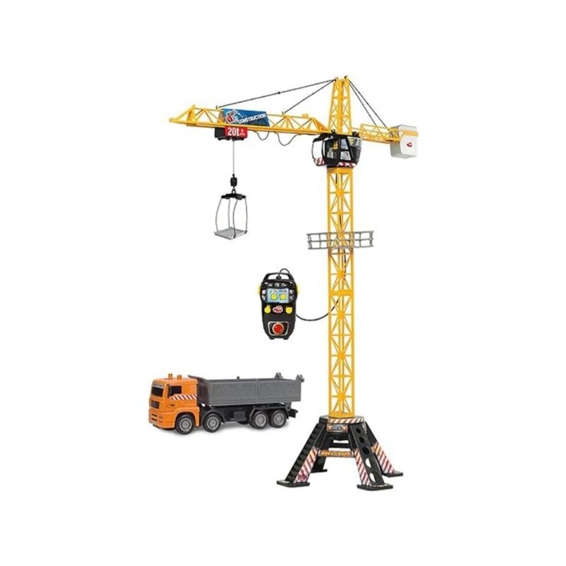 Dickie Toys 48-Inch Mega Crane and Truck Vehicle and Playset