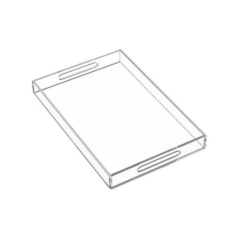 Acrylic 12×20 Serving Tray with Handle