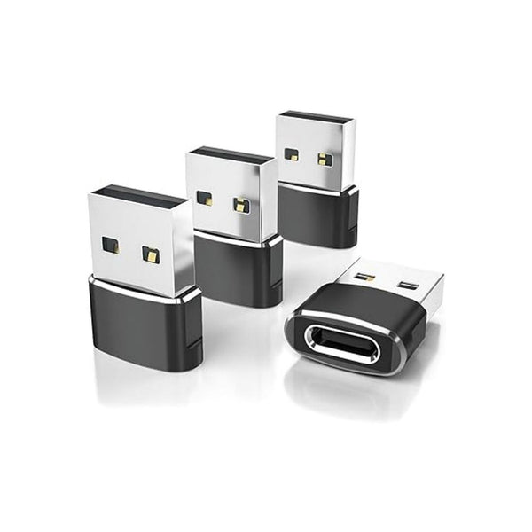 Pack of 4 USB A to USB C Adapters