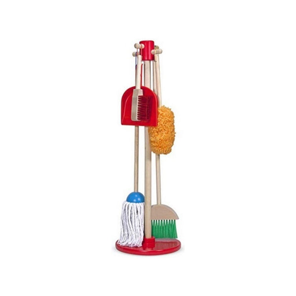 Melissa & Doug Let’s Play House Dust, Sweep, Mop, 6 Piece Pretend Play Set