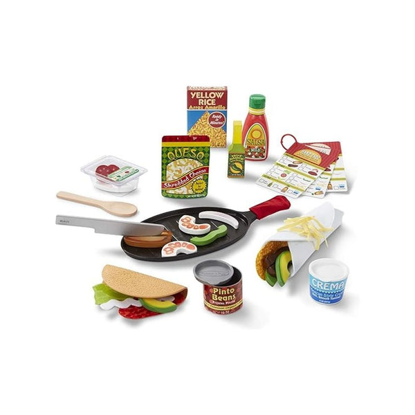 Melissa & Doug Fill & Fold Taco & Tortilla Set, 43 Pieces