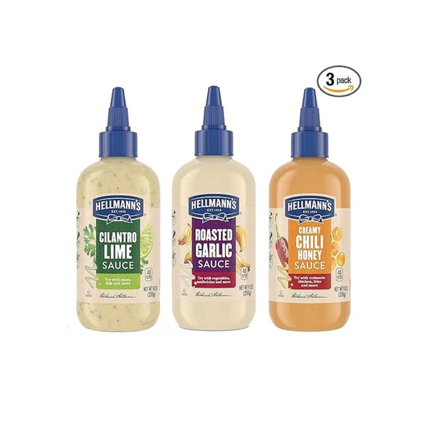 Hellmann’s Drizzle Sauce (Variety Pack of 3)